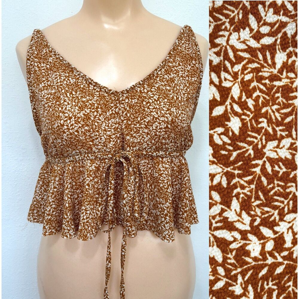 Womens Juniors Y2K Babydoll Swing Cami Small Cottage Coquette Dainty Indie